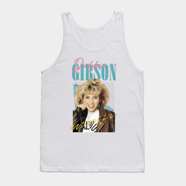 Debbie Gibson 80s Styled Aesthetic Design Tank Top by DankFutura